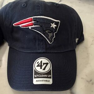 Patriots Navy Blue Adjustable Cap